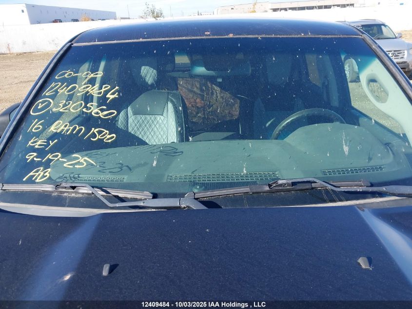 2016 Ram 1500 Slt VIN: 1C6RR7LT1GS320560 Lot: 12409484