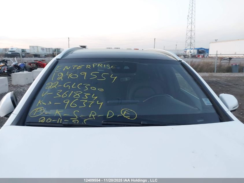 2022 Mercedes-Benz Glc 300 4Matic VIN: W1N0G8EB0NV361834 Lot: 12409554