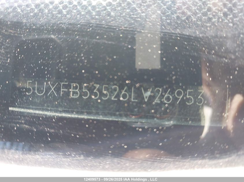 2006 BMW X5 4.4I VIN: 5UXFB53526LV26953 Lot: 12409573