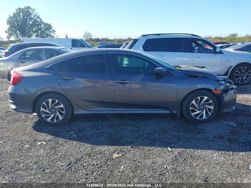 2018 Honda Civic Se VIN: 2HGFC2F69JH040228 Lot: 12409632