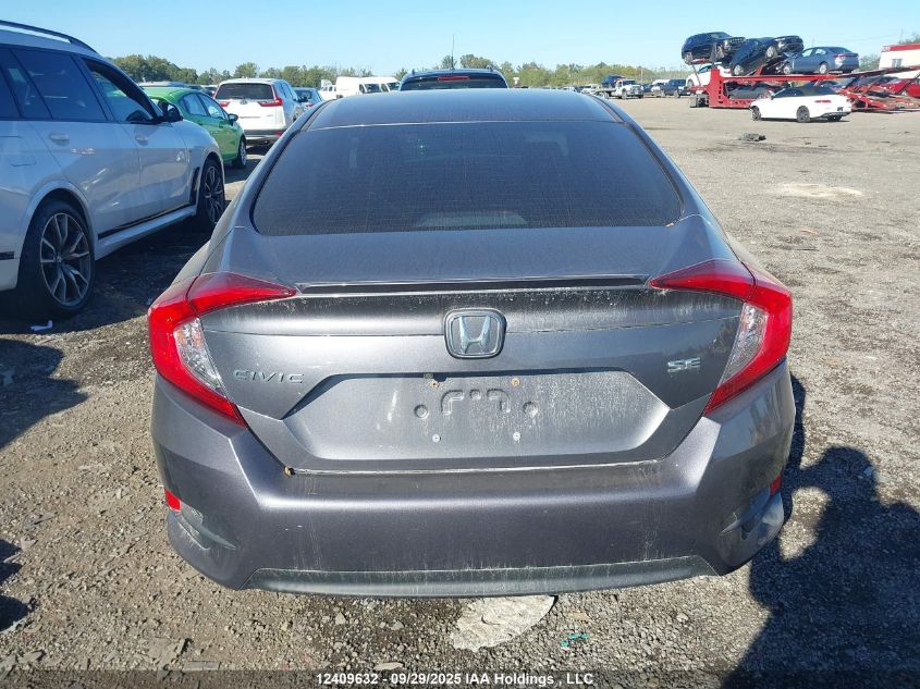 2018 Honda Civic Se VIN: 2HGFC2F69JH040228 Lot: 12409632