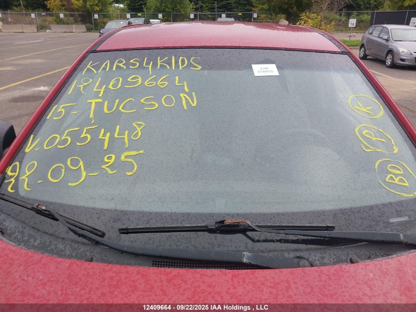 2015 Hyundai Tucson VIN: KM8JT3AF2FU055448 Lot: 12409664