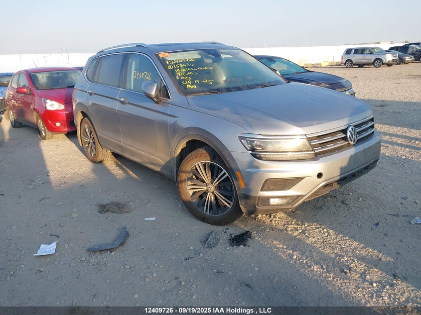 3VV4B7AX7KM158630 2019 Volkswagen Tiguan Highline auction photo 1