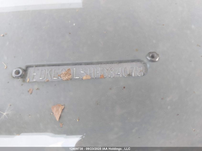 1987 Ford Econoline E350 Cutaway Van VIN: 1FDKE30L5HHB34078 Lot: 12409738