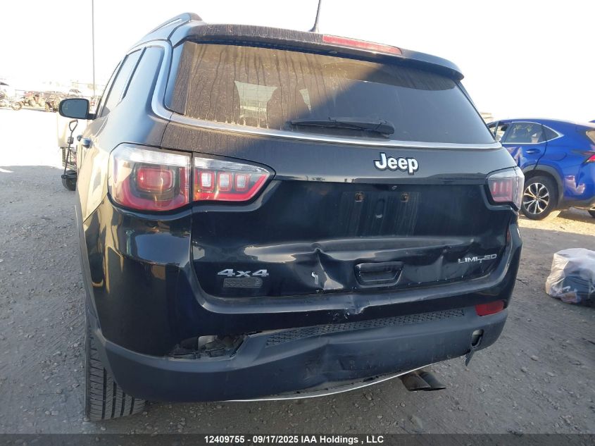 2017 Jeep Compass Limited VIN: 3C4NJDCB4HT644591 Lot: 12409755