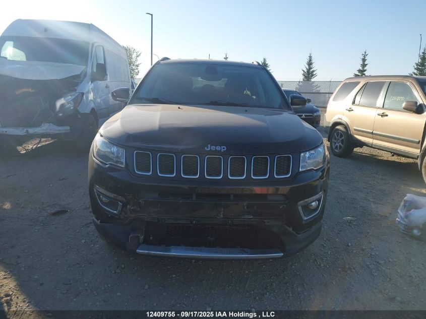 2017 Jeep Compass Limited VIN: 3C4NJDCB4HT644591 Lot: 12409755