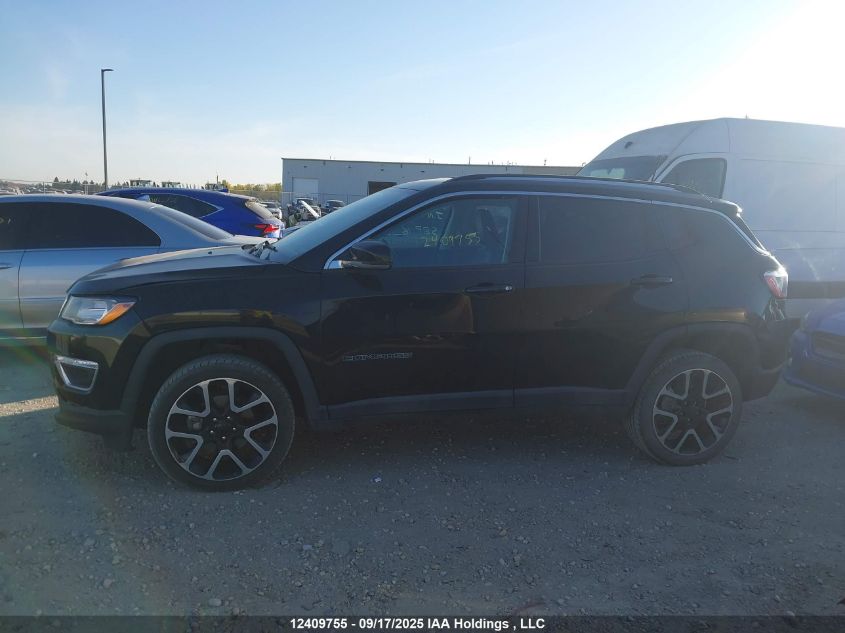 2017 Jeep Compass Limited VIN: 3C4NJDCB4HT644591 Lot: 12409755
