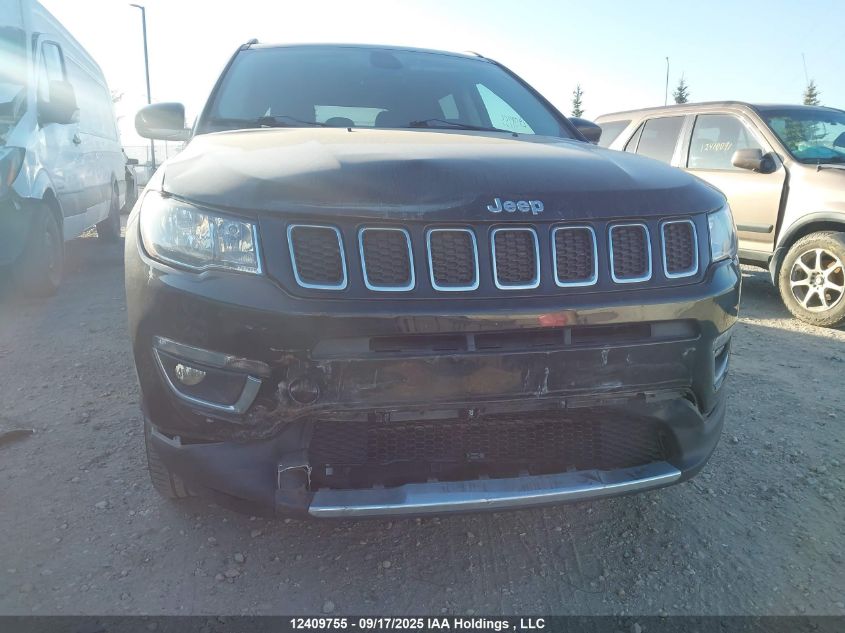 2017 Jeep Compass Limited VIN: 3C4NJDCB4HT644591 Lot: 12409755