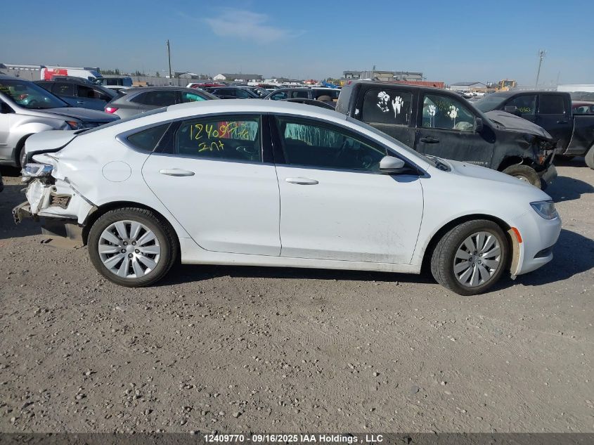 2015 Chrysler 200 Lx VIN: 1C3CCCFB1FN510615 Lot: 12409770