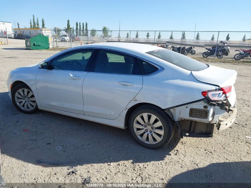 2015 Chrysler 200 Lx VIN: 1C3CCCFB1FN510615 Lot: 12409770