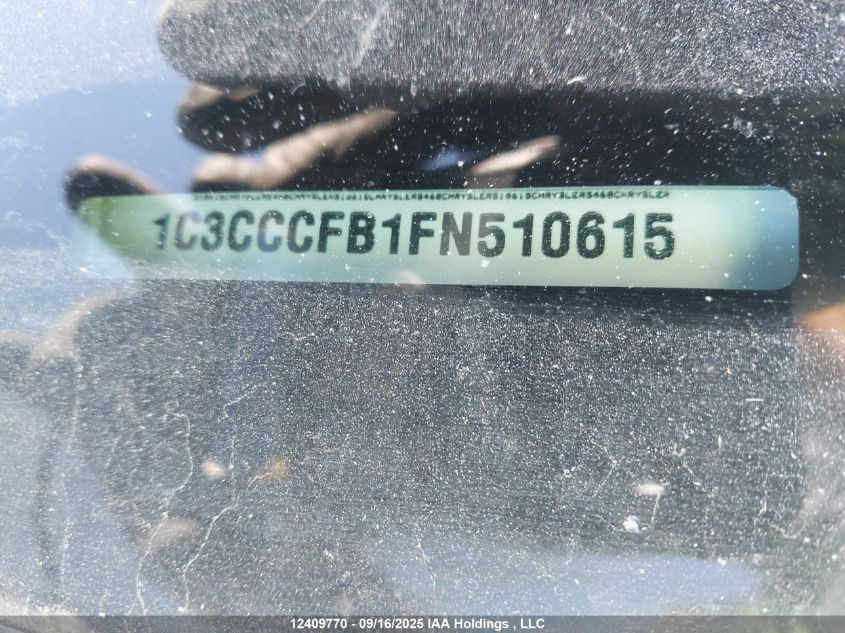 2015 Chrysler 200 Lx VIN: 1C3CCCFB1FN510615 Lot: 12409770