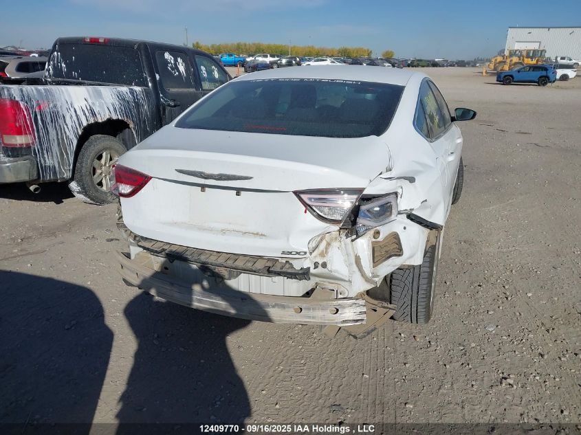 2015 Chrysler 200 Lx VIN: 1C3CCCFB1FN510615 Lot: 12409770