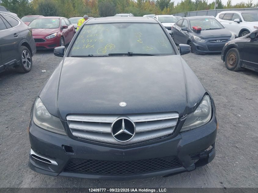 2013 Mercedes-Benz C 300 4Matic VIN: WDDGF8AB4DA798732 Lot: 12409777