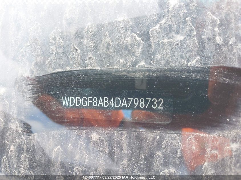2013 Mercedes-Benz C 300 4Matic VIN: WDDGF8AB4DA798732 Lot: 12409777
