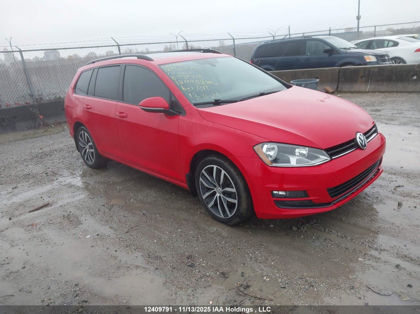 3VW017AU6HM539719 2017 Volkswagen Golf Sportwagen S auction photo 1