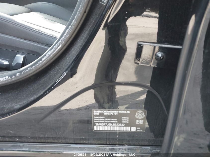 2020 BMW 330I xDrive VIN: 3MW5R7J00L8B23632 Lot: 12409835