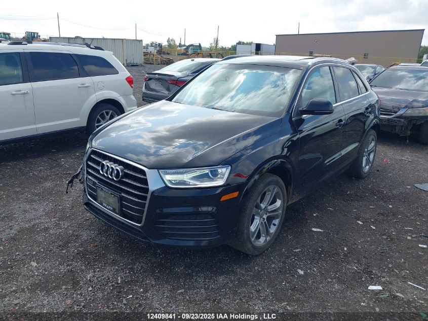 2018 Audi Q3 2.0T Progressiv VIN: WA1HCCFS8JR031203 Lot: 12409841