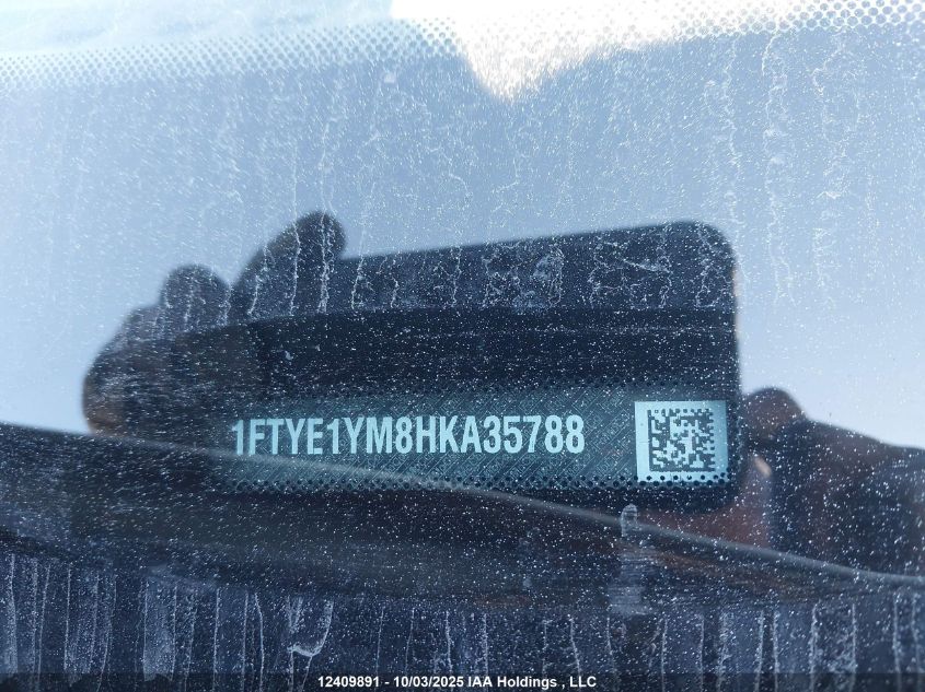 2017 Ford Transit-150 VIN: 1FTYE1YM8HKA35788 Lot: 12409891