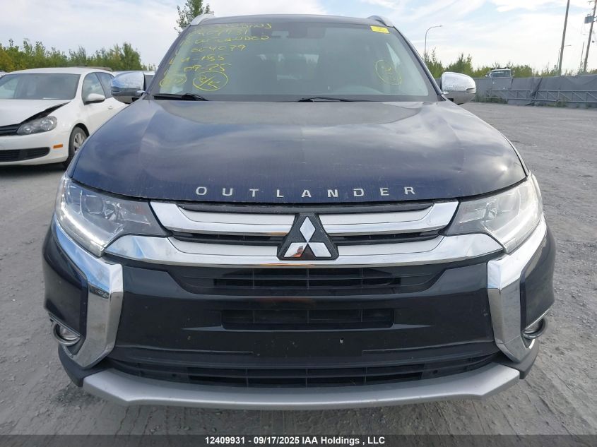 2018 Mitsubishi Outlander Gt VIN: JA4JZ4AX5JZ604079 Lot: 12409931