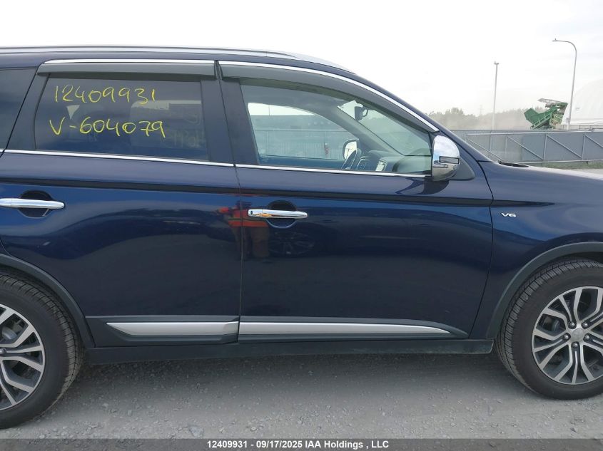 2018 Mitsubishi Outlander Gt VIN: JA4JZ4AX5JZ604079 Lot: 12409931