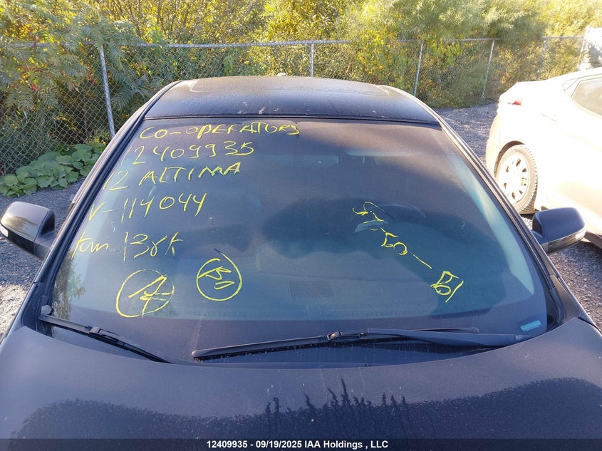 2012 Nissan Altima 3.5 Sr VIN: 1N4BL2EP4CC114044 Lot: 12409935