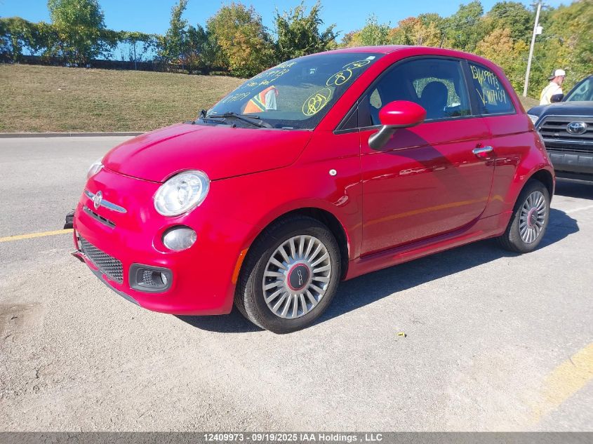 2012 Fiat 500 Sport VIN: 3C3CFFBRXCT107109 Lot: 12409973