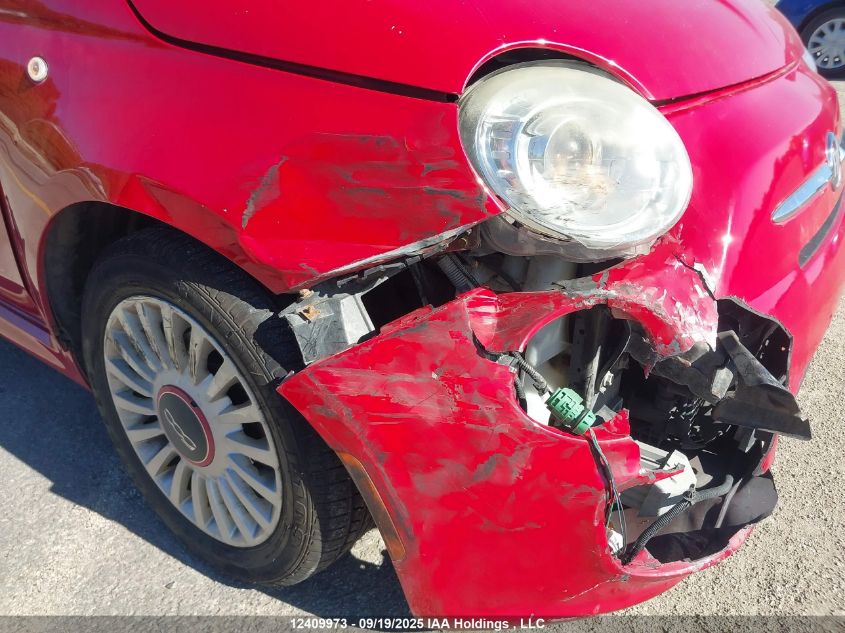 2012 Fiat 500 Sport VIN: 3C3CFFBRXCT107109 Lot: 12409973