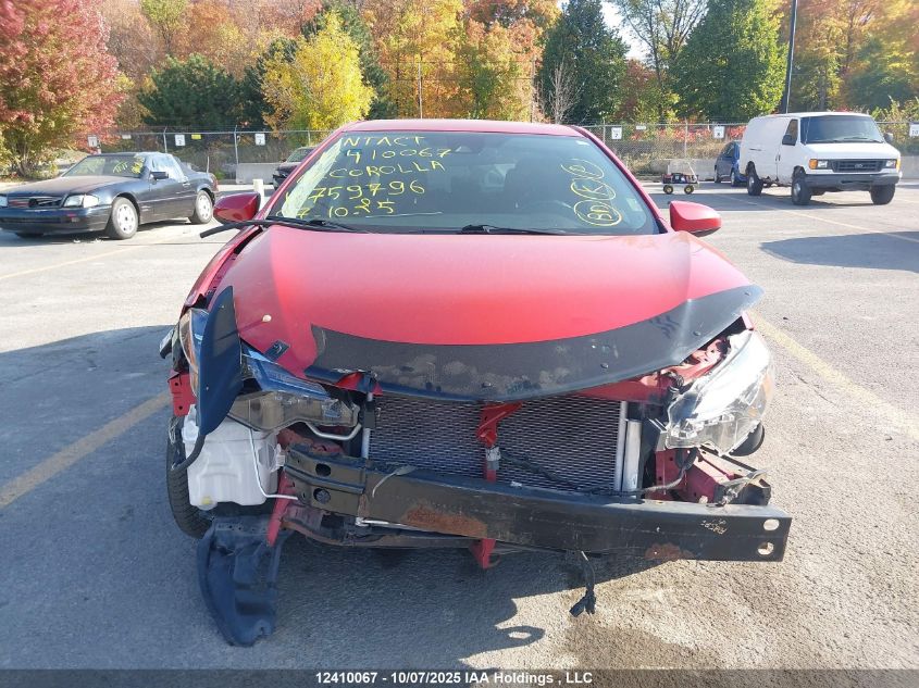 2017 Toyota Corolla VIN: 2T1BURHE9HC759796 Lot: 12410067