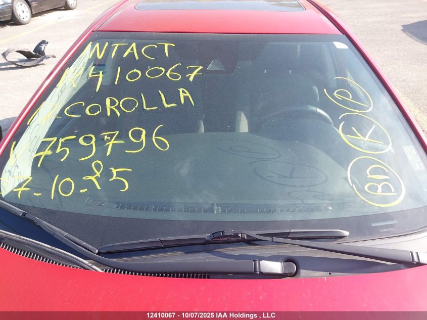 2017 Toyota Corolla VIN: 2T1BURHE9HC759796 Lot: 12410067