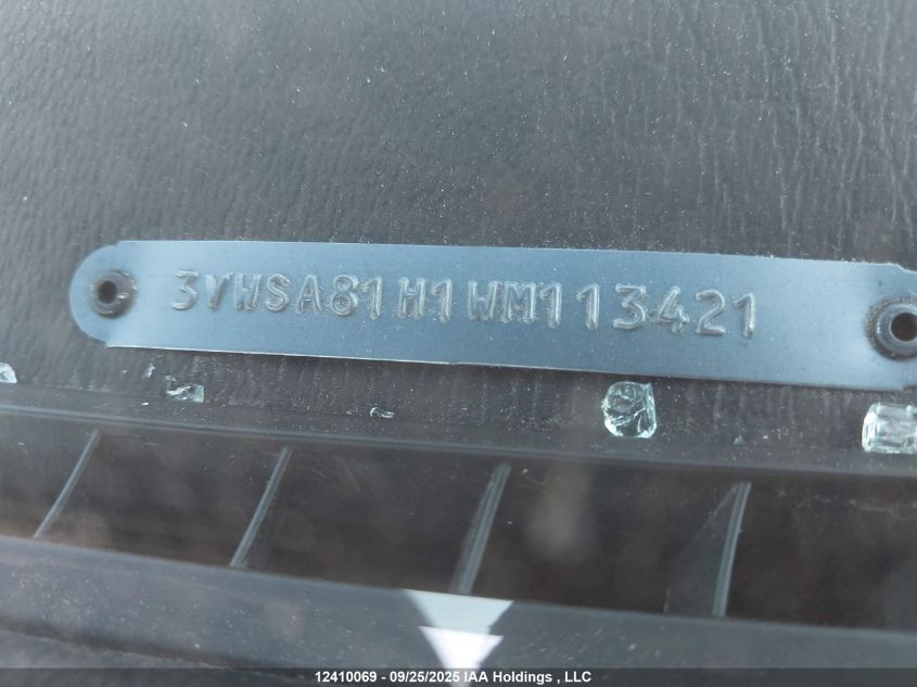 1998 Volkswagen Jetta Gls VIN: 3VWSA81H1WM113421 Lot: 12410069