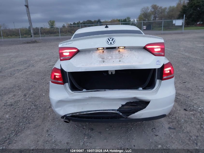 2013 Volkswagen Passat 2.5L Comfortline VIN: 1VWBH7A33DC121741 Lot: 12410087