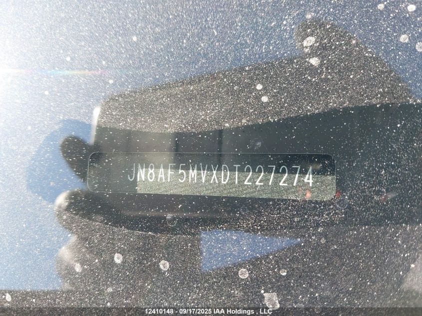 2013 Nissan Juke Sl VIN: JN8AF5MVXDT227274 Lot: 12410148