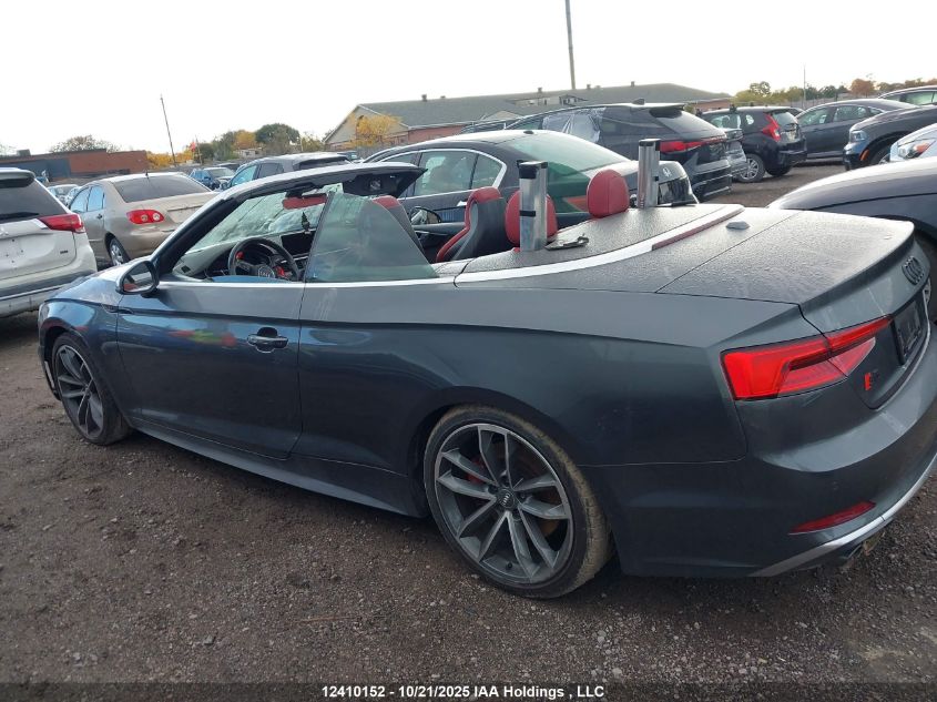 2018 Audi S5 3.0T Technik VIN: WAU24GF51JN003290 Lot: 12410152