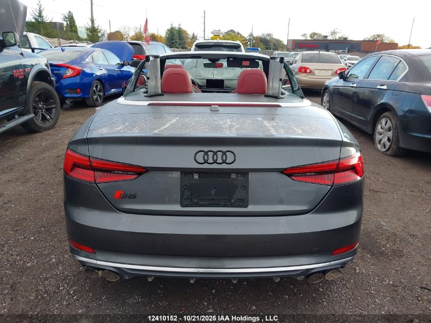 2018 Audi S5 3.0T Technik VIN: WAU24GF51JN003290 Lot: 12410152