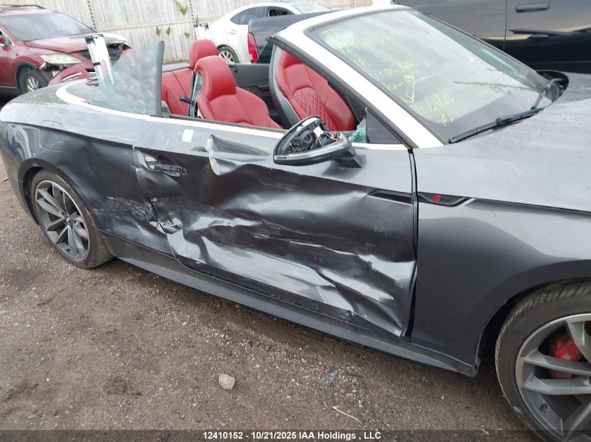 2018 Audi S5 3.0T Technik VIN: WAU24GF51JN003290 Lot: 12410152