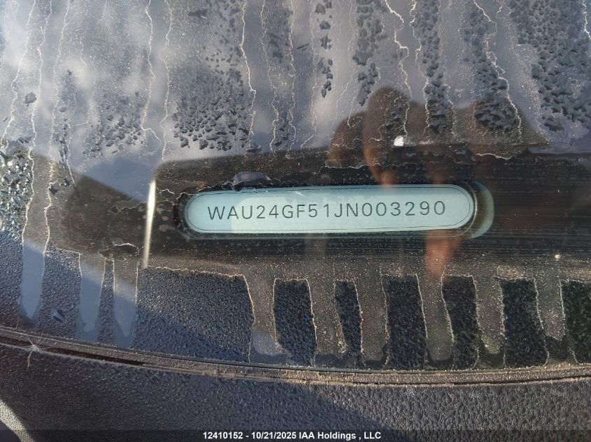 2018 Audi S5 3.0T Technik VIN: WAU24GF51JN003290 Lot: 12410152