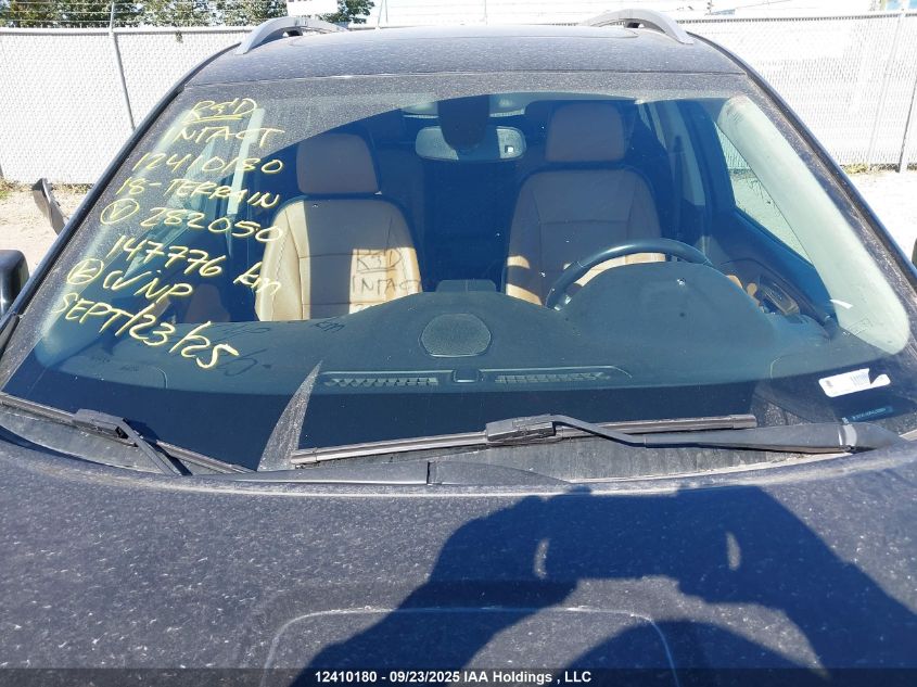 2018 GMC Terrain Slt VIN: 3GKALVEX9JL282050 Lot: 12410180