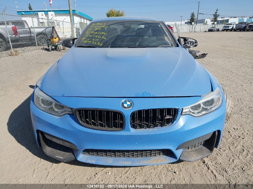 2015 BMW M4 VIN: WBS3U9C50FJ968074 Lot: 12410182