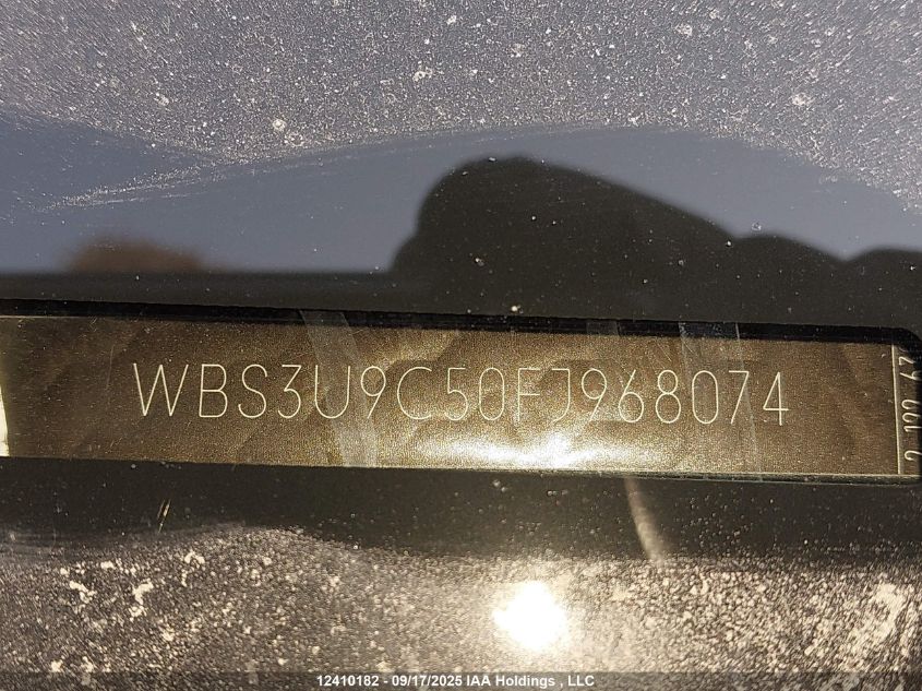 2015 BMW M4 VIN: WBS3U9C50FJ968074 Lot: 12410182