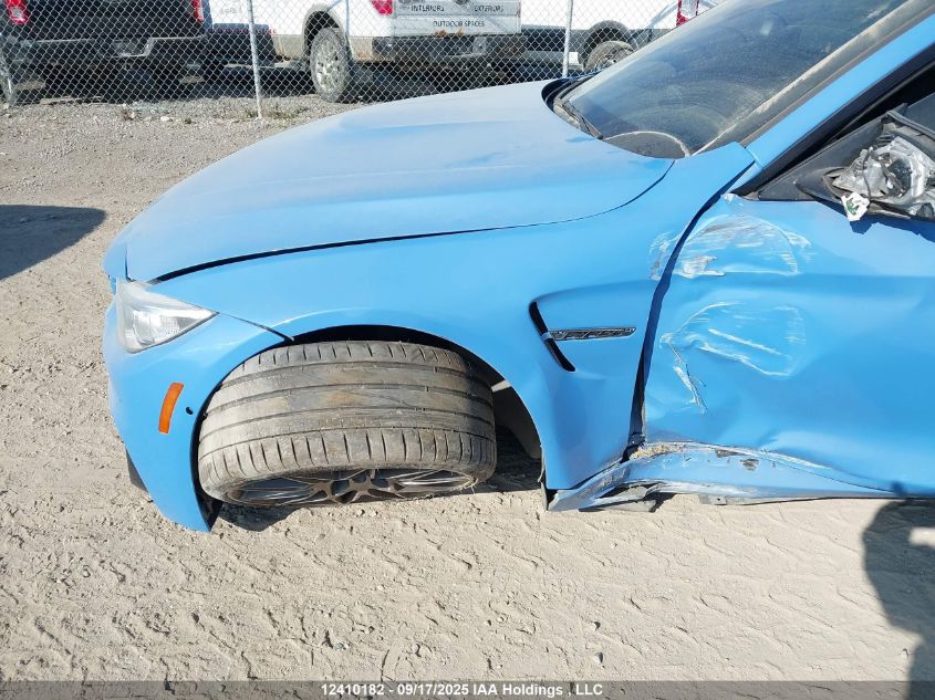 2015 BMW M4 VIN: WBS3U9C50FJ968074 Lot: 12410182