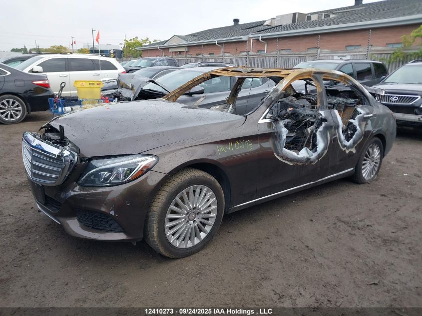 2015 Mercedes-Benz C 300 4Matic VIN: 55SWF4KB6FU062977 Lot: 12410273