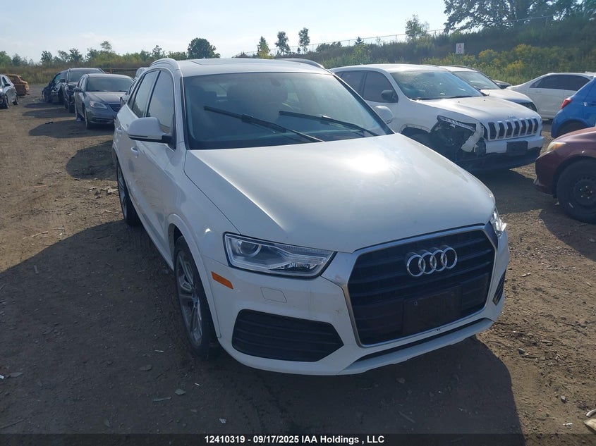 WA1JCCFSXJR003355 2018 Audi Q3 2.0T Progressiv auction photo 1