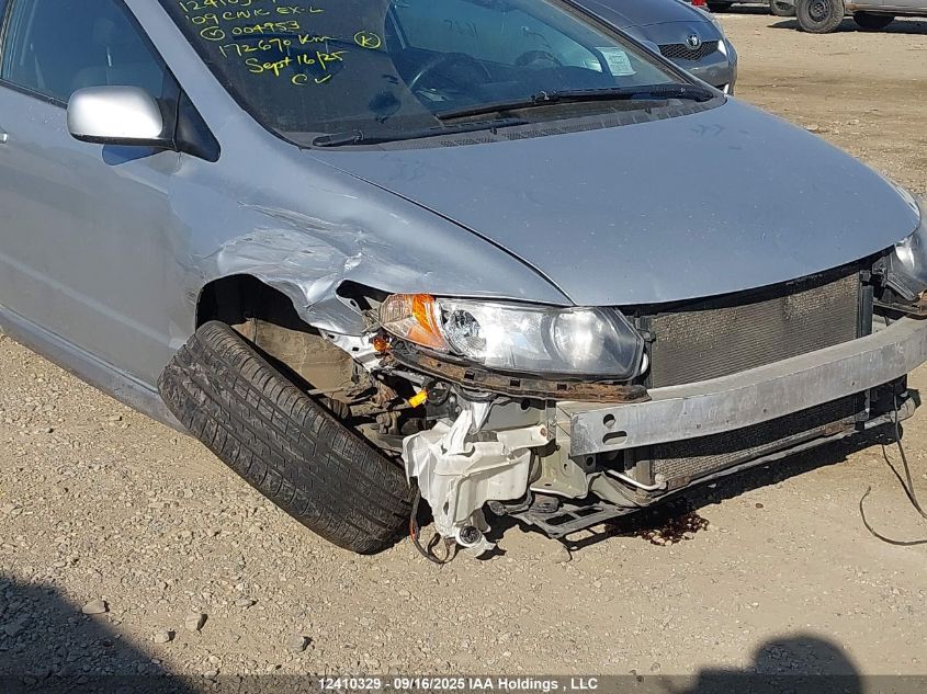 2009 Honda Civic Ex-L VIN: 2HGFG12059H004953 Lot: 12410329