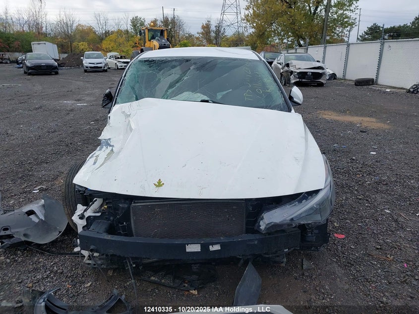 2022 Hyundai Elantra Sel VIN: KMHLM4AG9NU341283 Lot: 12410335