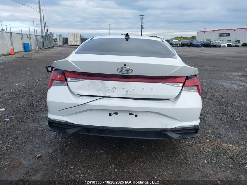 2022 Hyundai Elantra Sel VIN: KMHLM4AG9NU341283 Lot: 12410335
