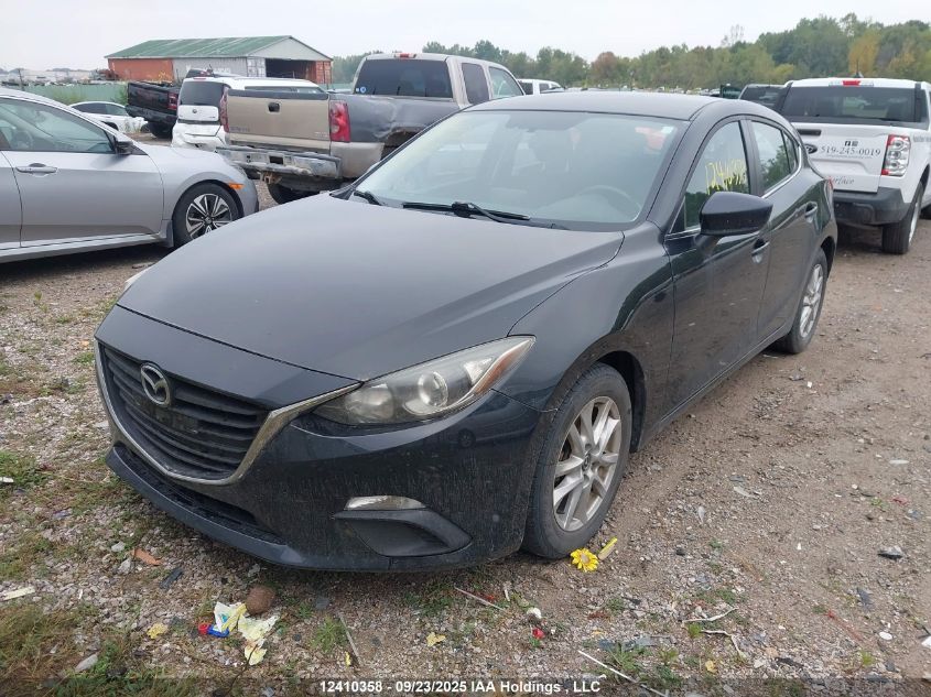 2014 Mazda Mazda3 Gs-Sky VIN: JM1BM1L71E1161681 Lot: 12410358
