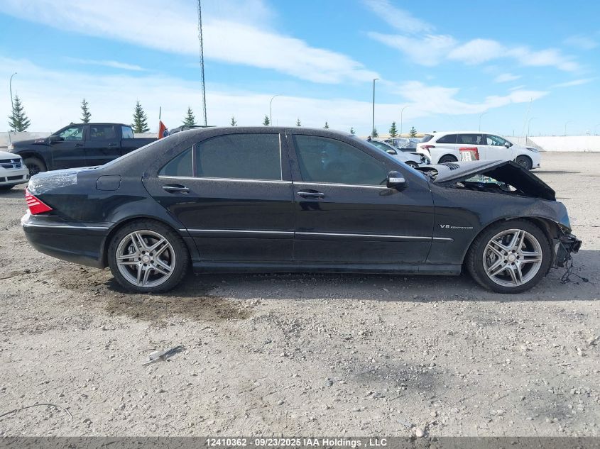 2003 Mercedes-Benz S 55 Amg VIN: WDBNG74J63A341834 Lot: 12410362