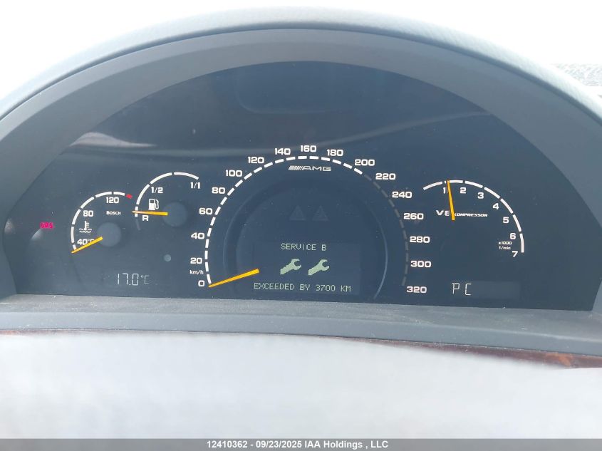 2003 Mercedes-Benz S 55 Amg VIN: WDBNG74J63A341834 Lot: 12410362