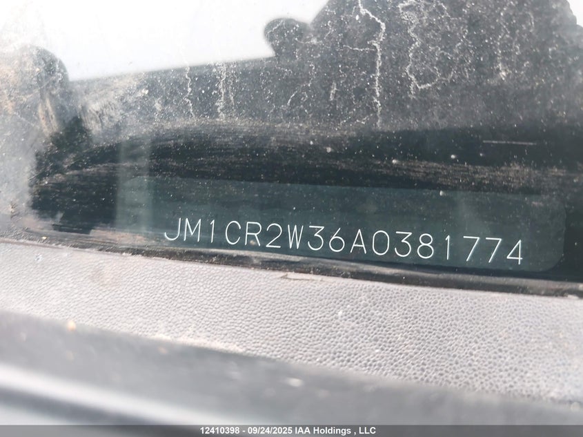 2010 Mazda Mazda5 VIN: JM1CR2W36A0381774 Lot: 12410398