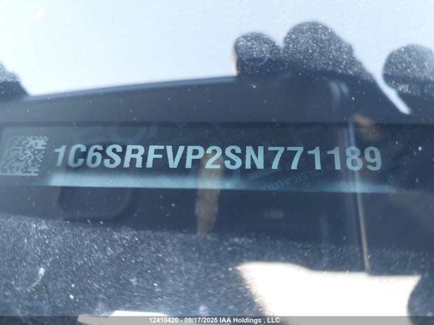 2025 Ram 1500 Sport VIN: 1C6SRFVP2SN771189 Lot: 12410420